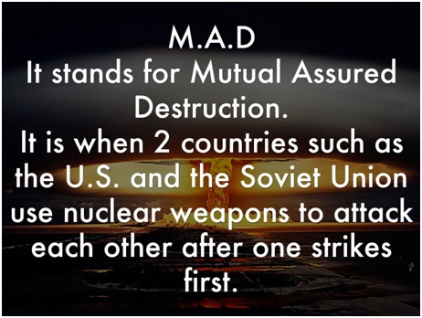 Image result for mutually assured destruction cold war