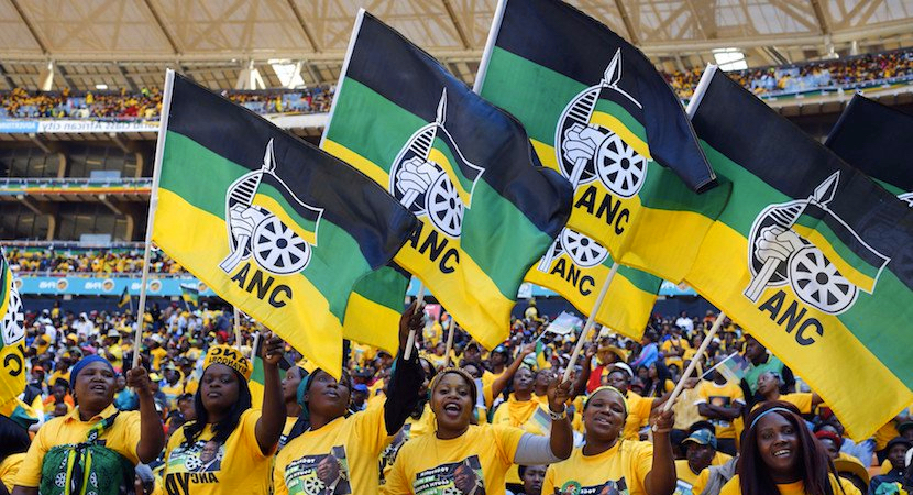 Supporters of the ANC