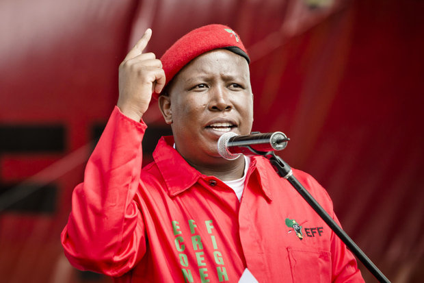 Julius Malema, leader of the EFF