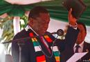 President Emmerson Mnangagwa at his inauguration