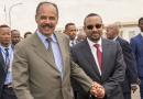 Ethiopia and Eritrea leaders embrace in Asmara during historic 8-9 July  2018 state visit