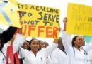 Kenyan nurses on strike for higher wages and better working conditions