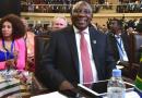 South African President Cyril Ramaphosa and Foreign Minister Lindiwe Sisulu at AfCFTA in Kigali, Rwanda on 20-21 March  2018