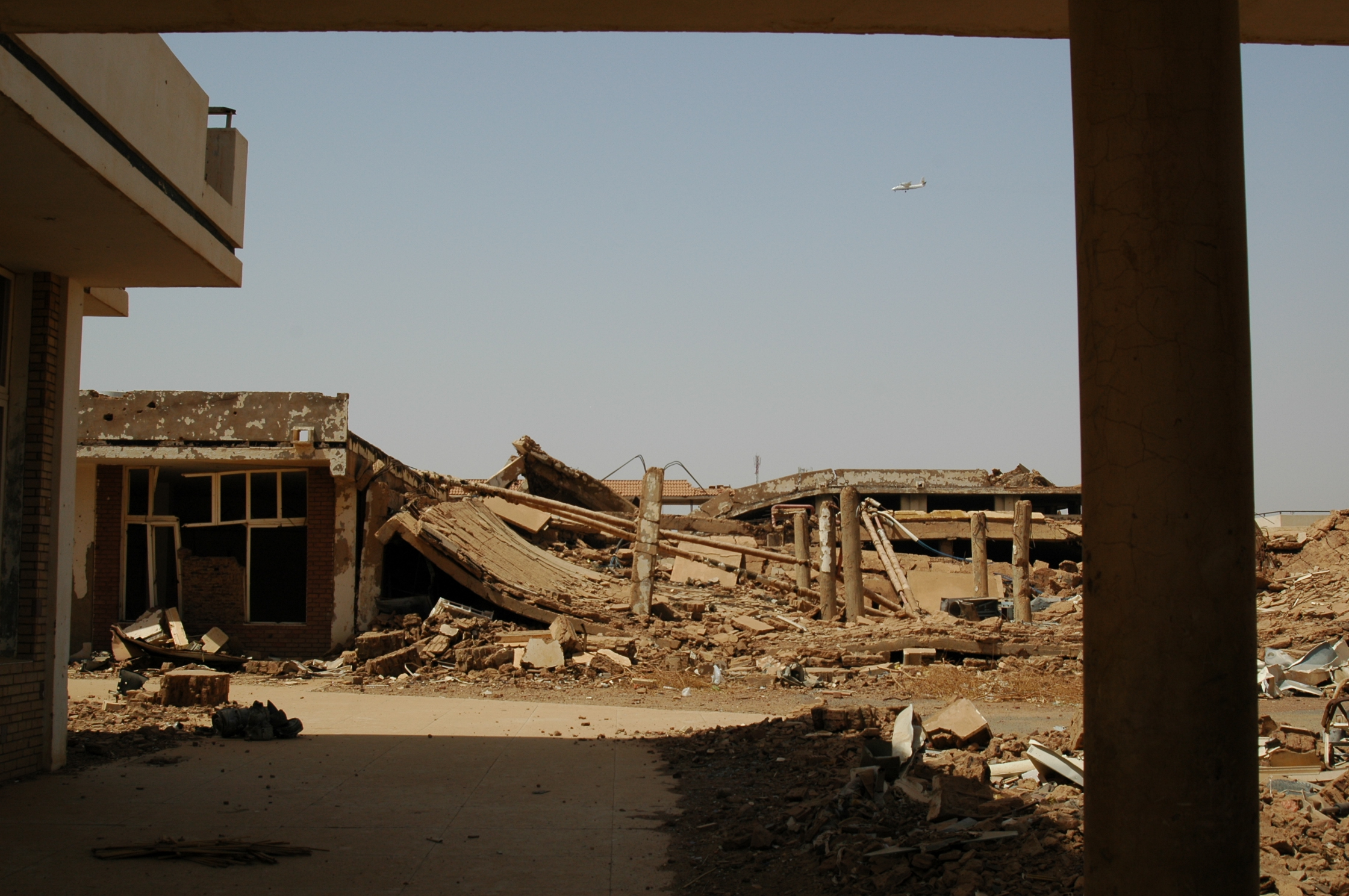 Rubble of the El-Shifa factory